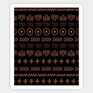 Modern Boho Ethnic Mudcloth Pattern Sticker